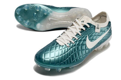 Nike Tiempo Legend 10 Elite FG Football Boots - Jade/White