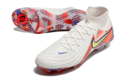 Nike Phantom Luna Elite NU FG Football Boots - White/Red/Yellow/Blue