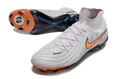 Nike Phantom Luna Elite NU FG Football Boots - Grey/Orange/Black