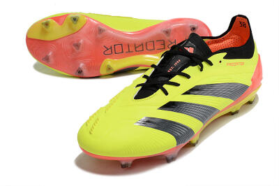 Adidas Predator Elite FG Football Boots - Yellow/Black/Orange
