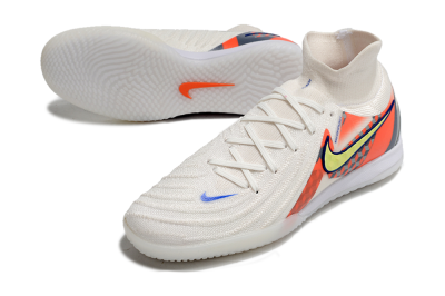 Nike Phantom Luna Elite NU IC Football Shoes - White/Yellow/Blue/Orange