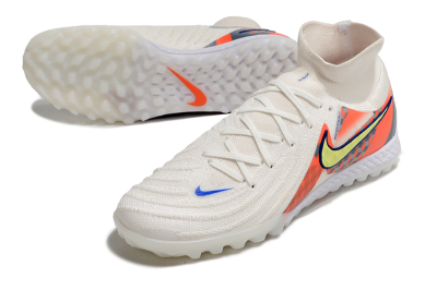 Nike Phantom Luna Elite NU TF Football Shoes - White/Yellow/Blue/Orange