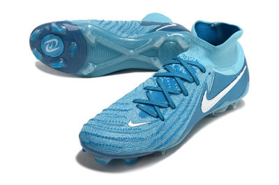 Nike Phantom Luna Elite NU FG Football Boots - Light Blue/White
