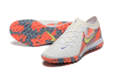 Nike Phantom GX 2 Elite TF Football Shoes - White/Blue/Yellow/Orange