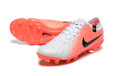 Nike Tiempo Legend 10 Elite FG Football Boots - White/Pink/Black