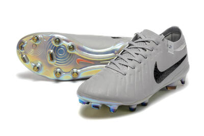 Nike Tiempo Legend 10 Elite FG Football Boots - Grey/Black/Silver