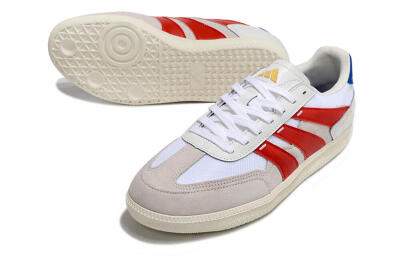 Adidas Predator 24 League IC Football Shoes - Grey/White/Red/Blue