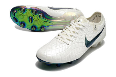 Nike Tiempo Legend 10 Elite FG Football Boots - White/Blue