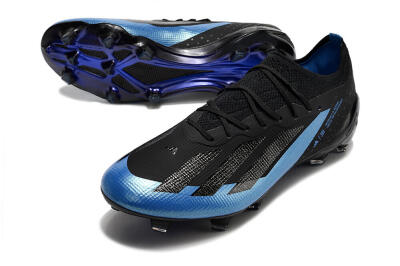Adidas X Crazyfast.1 FG Football Boots - Black/Blue/Gold