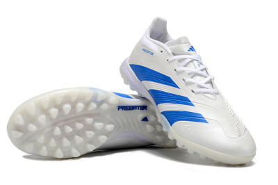 Adidas Predator 24 Elite TF Football Shoes - Beige/White/Blue