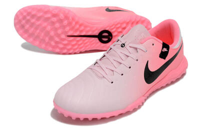Nike Tiempo Legend 10 Academy TF Football Shoes - Pink/Black