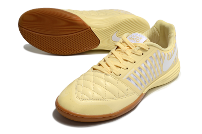 Nike Lunar Gato 2 IC Football Shoes - Yellow/White/Brown