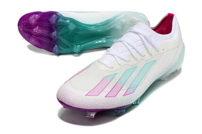 Adidas X23 crazyfast.1 Messi FG Football Boots - White/Pink/Green