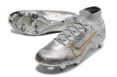 Nike Air Zoom Mercurial Superfly 9 Elite SG Football Boots - Silver/Gold