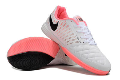 Nike Lunar Gato 2 IC Football Shoes - White/Pink/Black