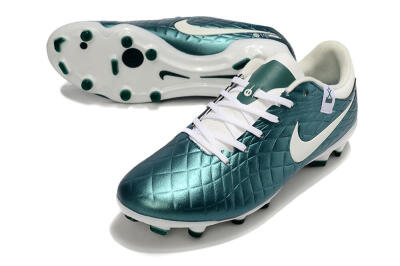 Nike Tiempo Legend 10 Academy FG Football Boots - Green/Beige/White