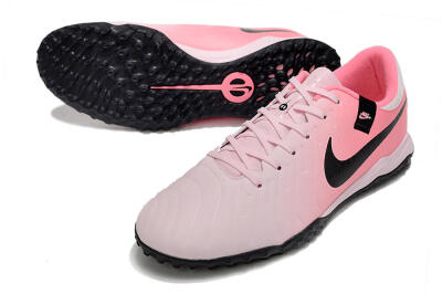 Nike Tiempo Legend 10 Academy TF Football Shoes - Pink/Black/White