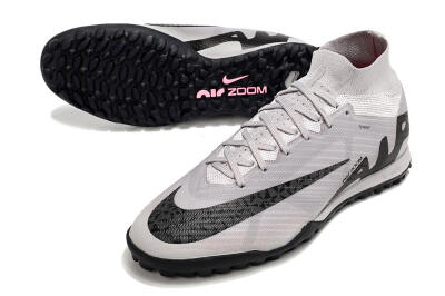 Nike Air Zoom Mercurial Superfly 9 Elite TF Football Shoes - Grey/Black/Pink