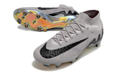 Nike Air Zoom Mercurial Superfly 9 Elite SG Football Boots - Grey/Black/Gold