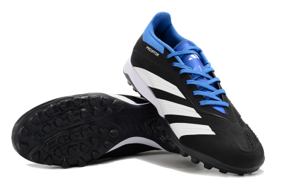 Adidas Predator 24 Elite TF Football Shoes - Black/White/Blue