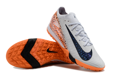 Nike Air Zoom Mercurial Vapor 15 Elite TF Football Shoes - Grey/Orange/Black
