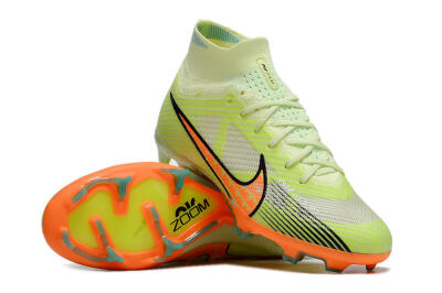 Nike Air Zoom Mercurial Superfly 9 Elite FG Football Boots - Green/Orange
