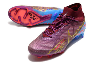 Nike Air Zoom Mercurial Superfly 9 Elite FG Football Boots - Purple/Blue/Gold