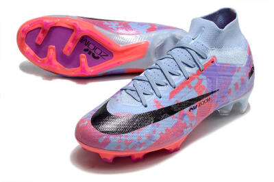 Nike Air Zoom Mercurial Superfly 9 Elite FG Football Boots - Blue/Purple/Pink