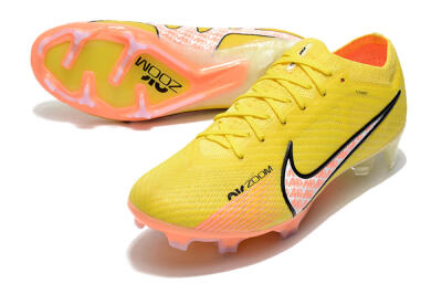 Nike Air Zoom Mercurial Vapor 15 Elite FG Football Boots - Yellow/Pink