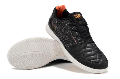 Nike Lunar Gato 2 TF Football Shoes - Black/White/Orange