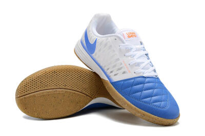 Nike Lunar Gato 2 IC Football Shoes - White/Blue