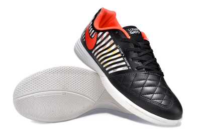 Nike Lunar Gato 2 IC Football Shoes - Black/White/Red
