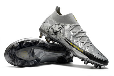 Nike Phantom Scorpion Elite DF FG Football Boots - Silver/Yellow/Black