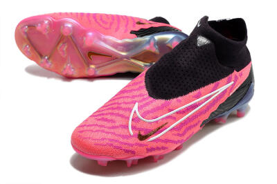 Nike Phantom GX Elite DF Link FG Football Boots - Pink/Black