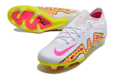 Nike Air Zoom Mercurial Vapor 15 Elite FG Football Boots - White/Orange