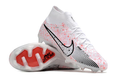 Nike Air Zoom Mercurial Superfly 9 Elite FG Football Boots - White/Pink/Black