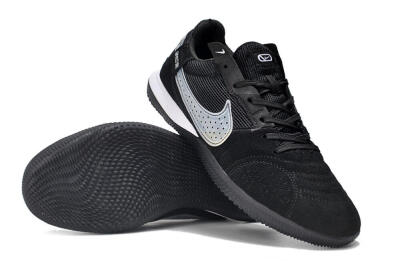 Nike Street Gato IC Football Shoes - Black/White