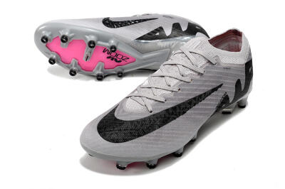 Nike Air Zoom Mercurial Vapor 15 Elite AG Football Boots - Grey/Black/Pink