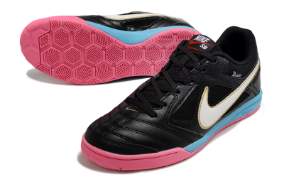 Supre x Nike SB Gato IC Football Shoes - Black/White/Blue/Pink