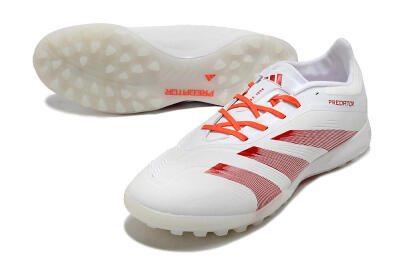Adidas Predator 24 Elite TF Football Shoes - White/Red