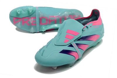 Adidas Predator Elite Foldover Tongue FG Football Boots - Jade/Red/Pink
