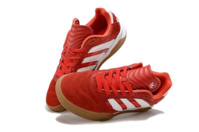 Adidas Predator Mundial IC Football Shoes - Red/White/Brown
