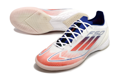 Adidas F50 Pro IC Football Shoes - Blue/Red/Beige