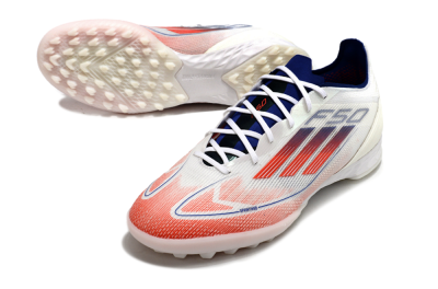 Adidas F50 Pro TF Football Shoes - Blue/Red/Beige