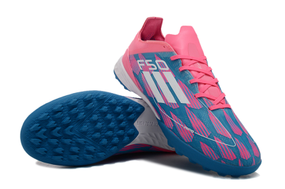 Adidas F50 Elite TF Football Shoes - Blue/Pink/White