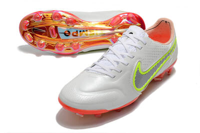 Nike Tiempo Legend 9 Elite FG Football Boots - White/Yellow/Black/Gold