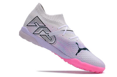 Puma Future 7 Ultimate TF Football Shoes - White/Pink/Blue/Black