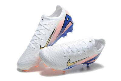 Nike Air Zoom Mercurial Vapor 16 Elite FG Football Boots - White/Gold/Pink/Blue