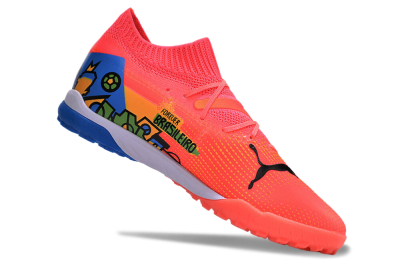 Puma Future 7 Ultimate TF Football Shoes - Red/Blue/Yellow
