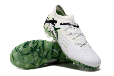Puma Future Ultimate MG Football Boots - White/Black/Green